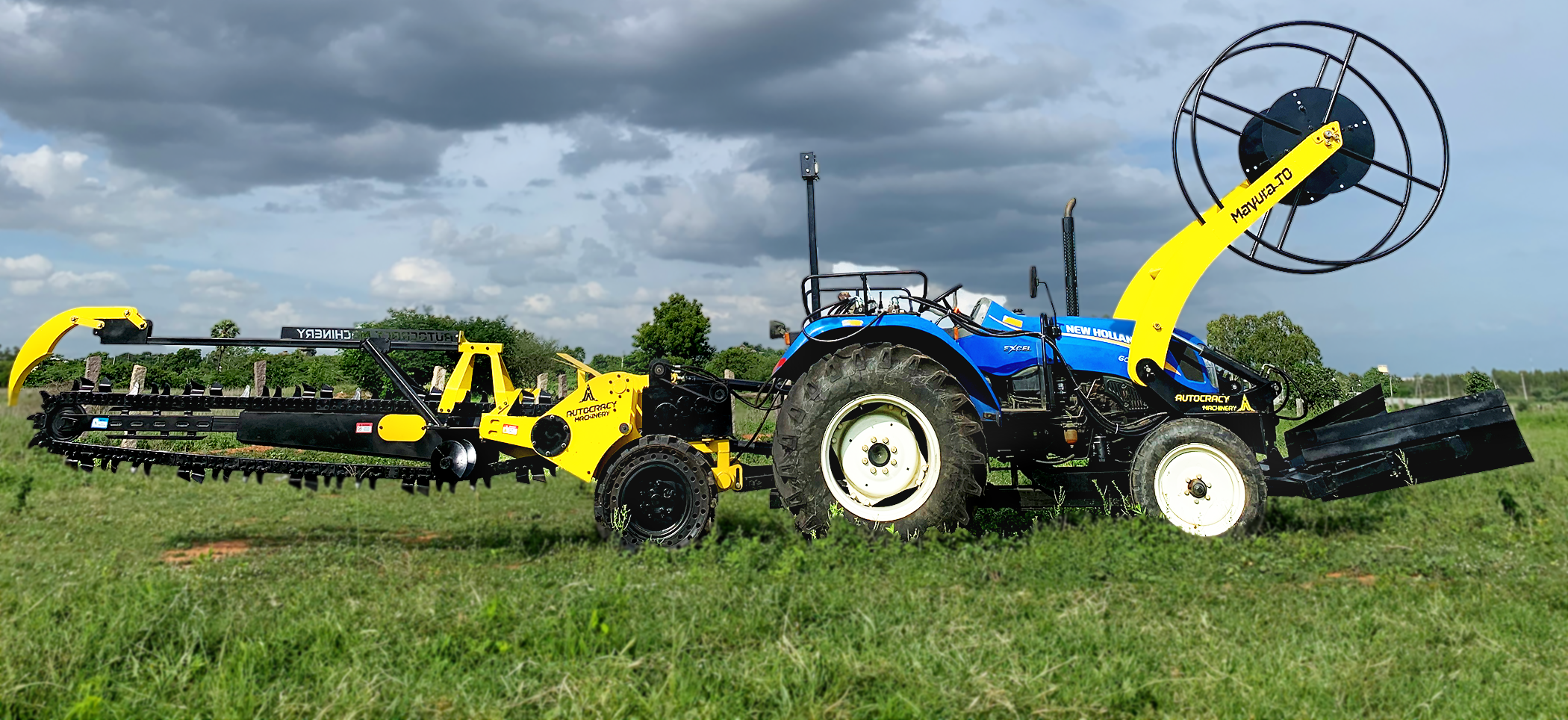 OFC Cable Laying, Cable Trencher