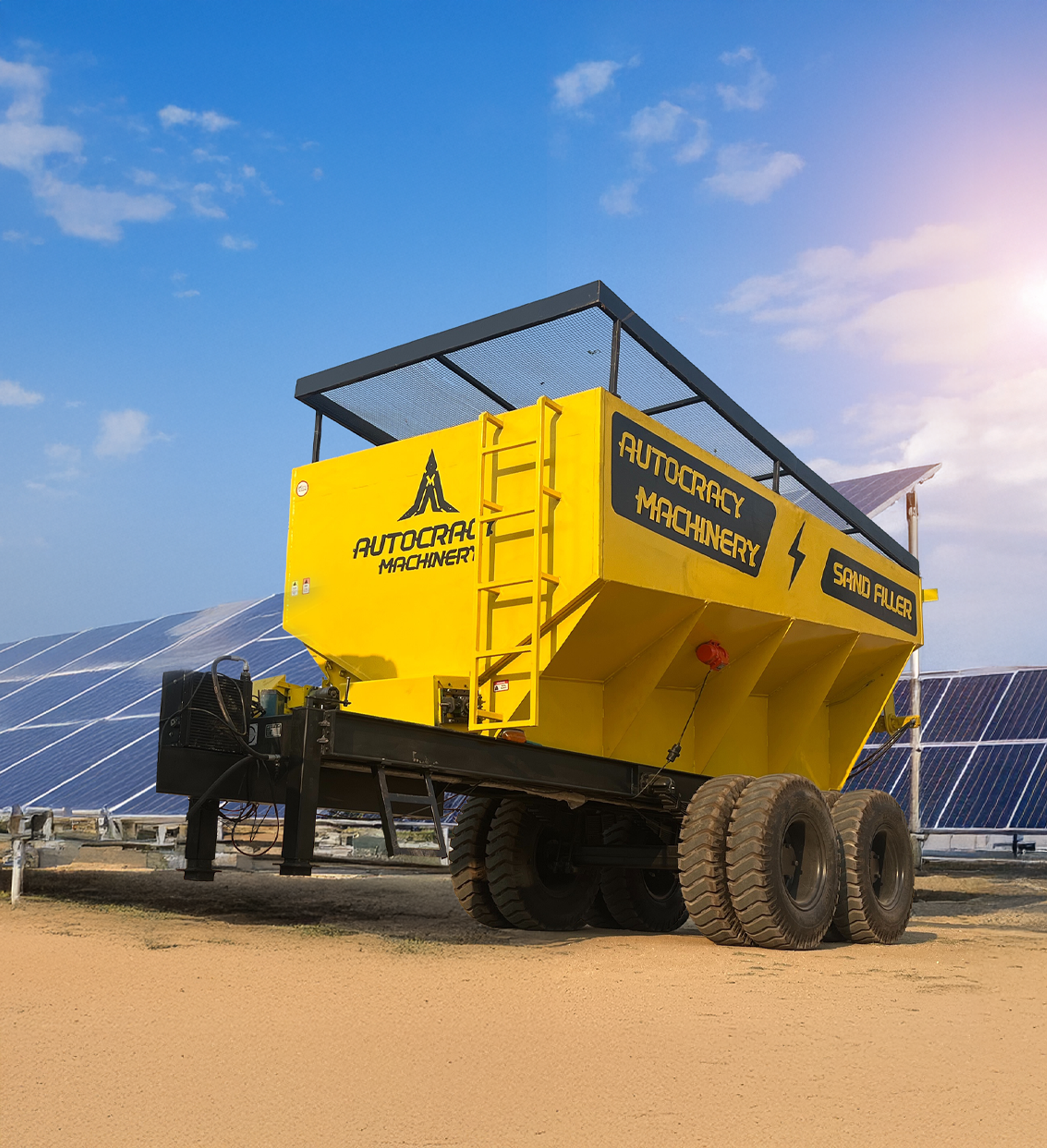 Solar trenching equipment and EPC machinery for solar farm installation and cable laying