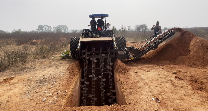 wide trencher