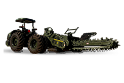 heavy duty trencher machine