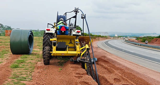 all in one trencher machine