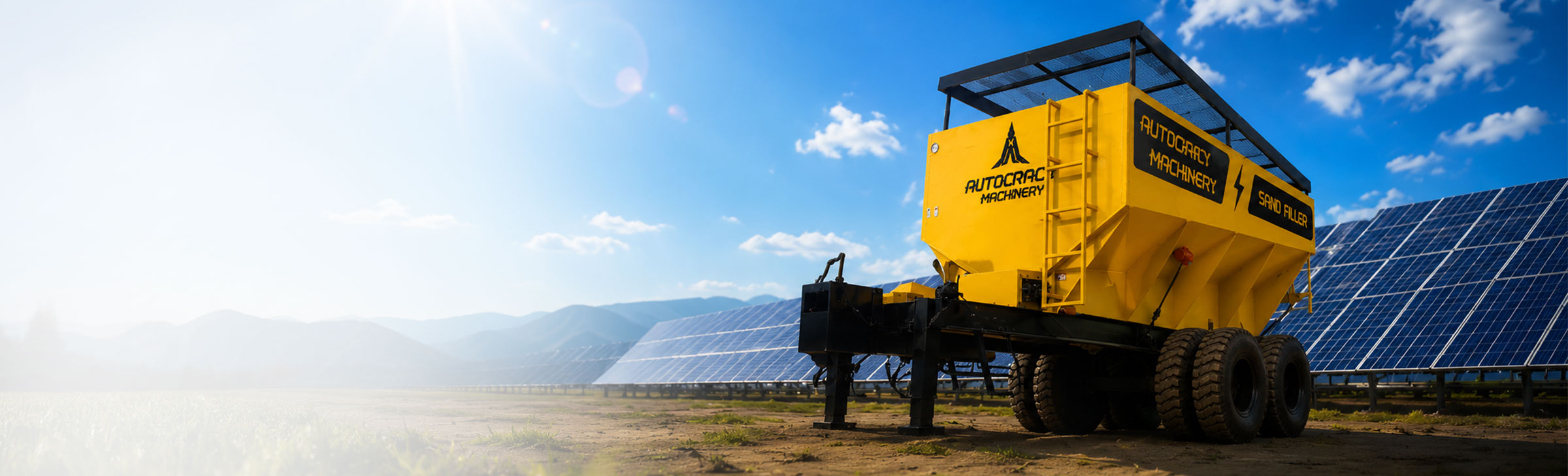Sand Filler, Solar Padding Machine