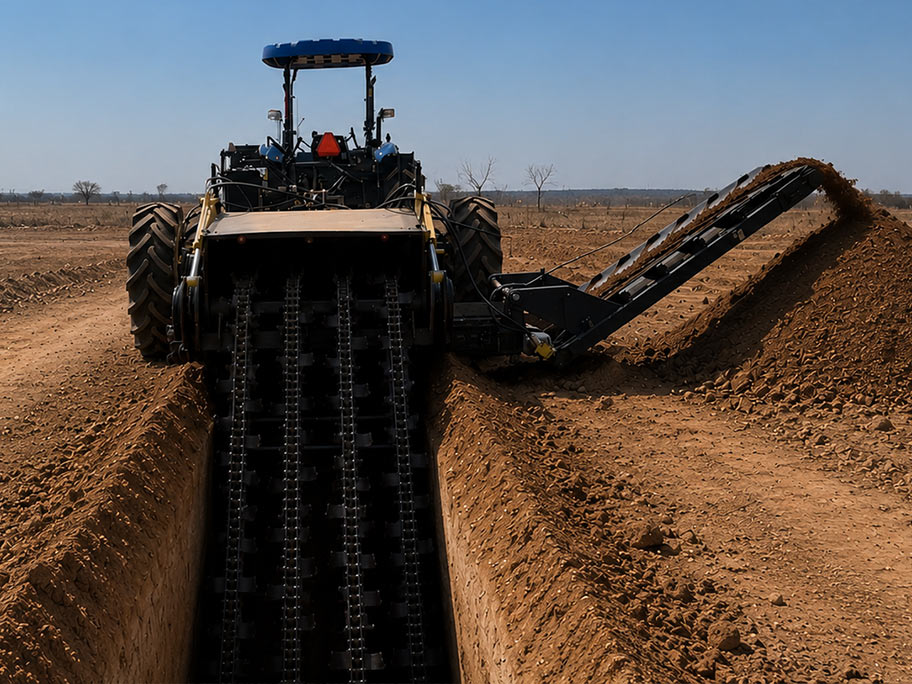 Gaja 400XC Trencher Machine